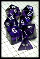 Dice : Dice - Dice Sets - Wiz Dice Purple Transparent - eBay Mar 2015